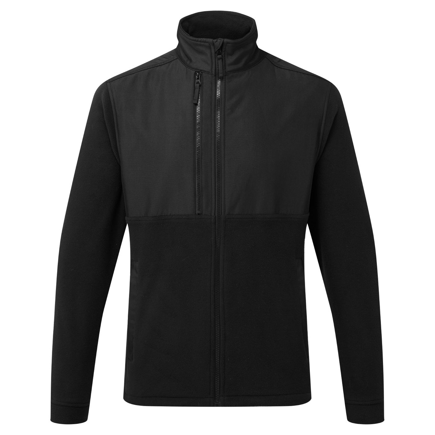 Black - Front - Portwest Mens WX2 Fleece Jacket