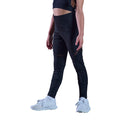 Black - Back - Tombo Girls Panelled Leggings