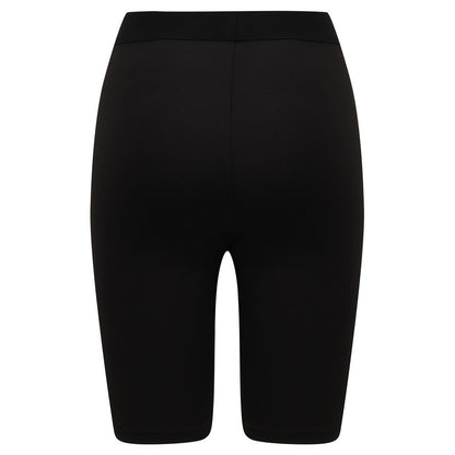 Black-Black - Back - SF Womens-Ladies Fashion Cycling Shorts