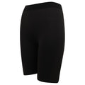 Black-Black - Lifestyle - SF Womens-Ladies Fashion Cycling Shorts