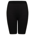 Black-Black - Front - SF Womens-Ladies Fashion Cycling Shorts