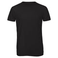 Black - Front - B&C Mens Triblend T-Shirt