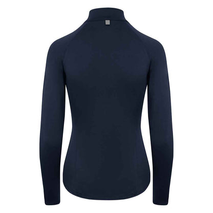 French Navy - Back - AWDis Cool Womens-Ladies Cool-Flex Half Zip Long-Sleeved Base Layer Top