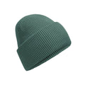 Marine Green - Front - Beechfield Unisex Adult Classic Deep Cuffed Beanie