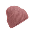 Rose - Front - Beechfield Unisex Adult Classic Deep Cuffed Beanie