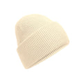 Vanilla - Front - Beechfield Unisex Adult Classic Deep Cuffed Beanie