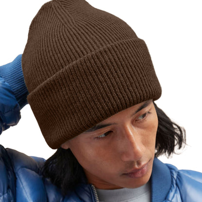 Walnut - Back - Beechfield Unisex Adult Classic Deep Cuffed Beanie