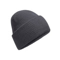 Graphite Grey - Front - Beechfield Unisex Adult Classic Deep Cuffed Beanie