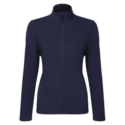 Navy - Front - Premier Womens-Ladies Recyclight Full Zip Fleece Jacket
