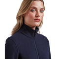Navy - Side - Premier Womens-Ladies Recyclight Full Zip Fleece Jacket