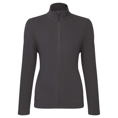 Dark Grey - Front - Premier Womens-Ladies Recyclight Full Zip Fleece Jacket