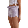 Lilac - Back - TriDri Womens-Ladies Recycled Retro Sweat Shorts