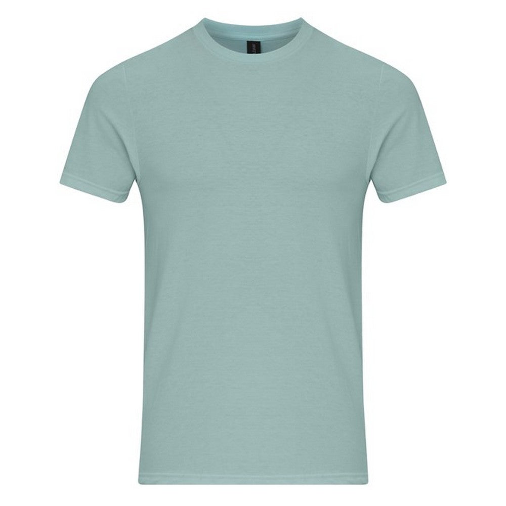 Teal Ice - Front - Gildan Unisex Adult Enzyme Washed T-Shirt