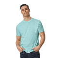Teal Ice - Back - Gildan Unisex Adult Enzyme Washed T-Shirt