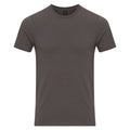 Charcoal - Front - Gildan Unisex Adult Enzyme Washed T-Shirt