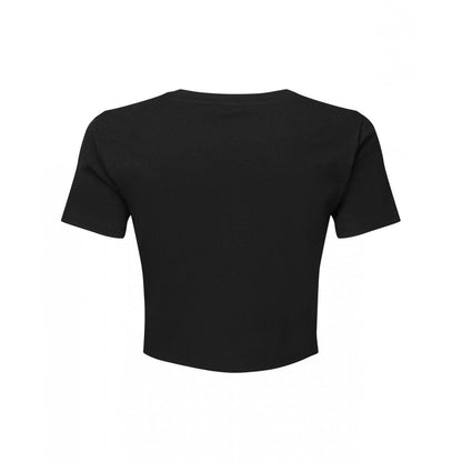 Black - Back - TriDri Womens-Ladies Twisted Crop Top