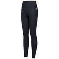 Black - Side - Portwest Womens-Ladies Merino Wool Thermal Leggings
