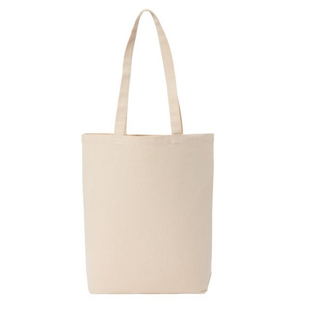 Natural - Front - Nutshell Premium Canvas Flat Base Shopper