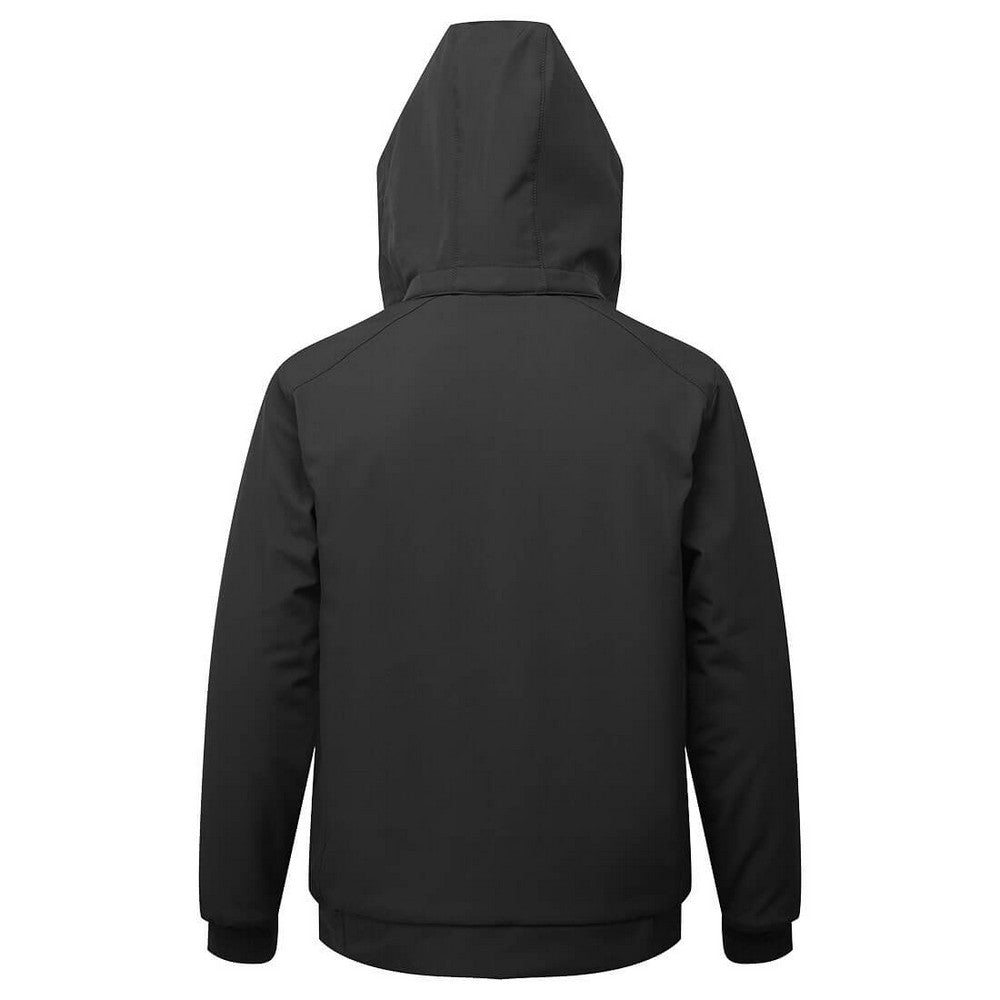 Black - Back - Portwest Unisex Adult Padded 2 Layer Soft Shell Jacket