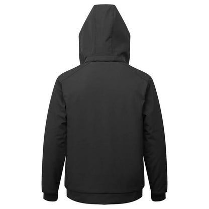 Black - Back - Portwest Unisex Adult Padded 2 Layer Soft Shell Jacket