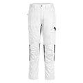 White - Front - Portwest Unisex Adult Stretch Work Trousers