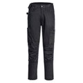 Black - Front - Portwest Unisex Adult Stretch Work Trousers