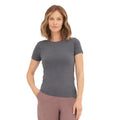 Charcoal - Back - Awdis Womens-Ladies Cascade Ecologie Organic T-Shirt