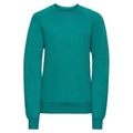 Winter Emerald - Front - Jerzees Schoolgear Childrens-Kids Raglan Sweatshirt
