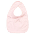 Powder Pink - Front - Babybugz Baby Melange Bibs