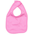 Bubblegum Pink - Front - Babybugz Baby Melange Bibs