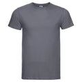 Convoy Grey - Front - Russell Mens Lightweight Slim T-Shirt