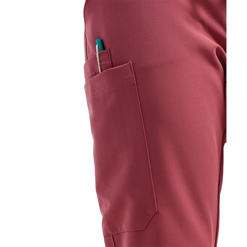 Calm Pink - Side - Onna Womens-Ladies Relentless Stretch Jogging Bottoms