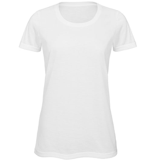 White - Front - B&C Womens-Ladies Sublimation T-Shirt