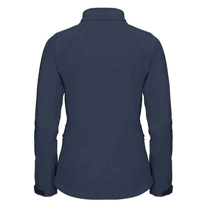 French Navy - Back - Russell Womens-Ladies 3 Layer Soft Shell Jacket