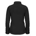 Black - Back - Russell Womens-Ladies 3 Layer Soft Shell Jacket