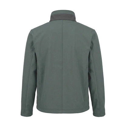 Grey - Back - Result Mens Classic Soft Shell Jacket