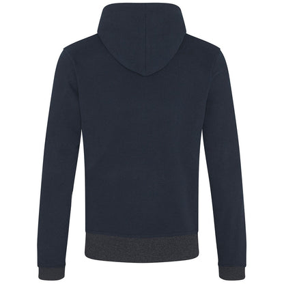 Navy-Charcoal - Back - Ecologie Unisex Adult Okavango Full Zip Hoodie