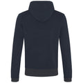 Navy-Charcoal - Back - Ecologie Unisex Adult Okavango Full Zip Hoodie