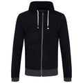 Black-Charcoal - Front - Ecologie Unisex Adult Okavango Full Zip Hoodie