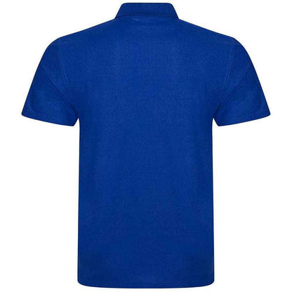 Royal Blue - Back - PRO RTX Mens Polyester Polo Shirt