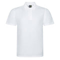 White - Front - PRO RTX Mens Polyester Polo Shirt