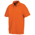 Flo Orange - Front - Spiro Womens-Ladies Performance Aircool Polo Shirt