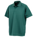 Bottle Green - Front - Spiro Womens-Ladies Performance Aircool Polo Shirt