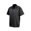 Black - Front - Spiro Womens-Ladies Performance Aircool Polo Shirt