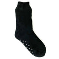 Black - Front - Ribbon Unisex Adult Sherpa Ankle Socks
