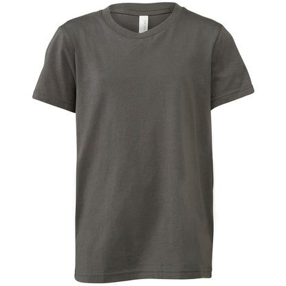 Asphalt - Front - Bella + Canvas Childrens-Kids Jersey Short-Sleeved T-Shirt