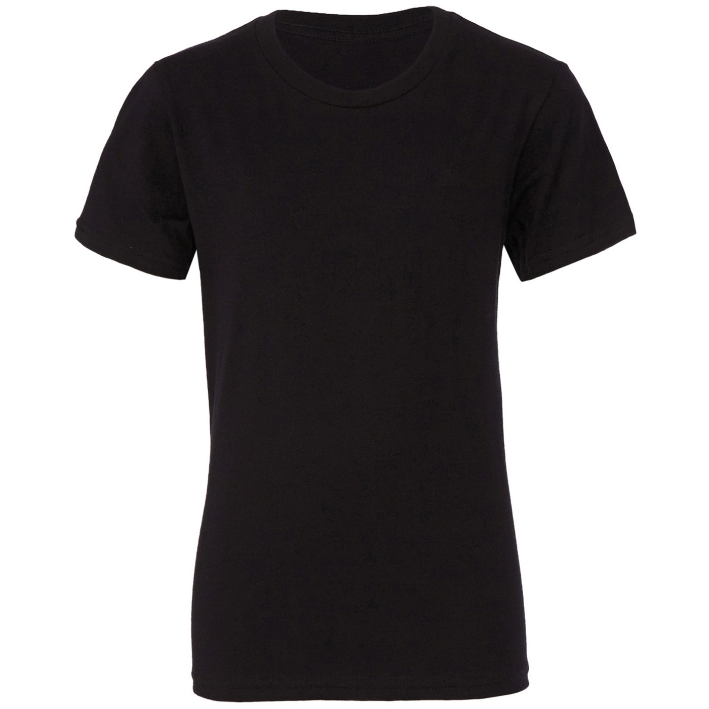 Black - Front - Bella + Canvas Childrens-Kids Jersey Short-Sleeved T-Shirt