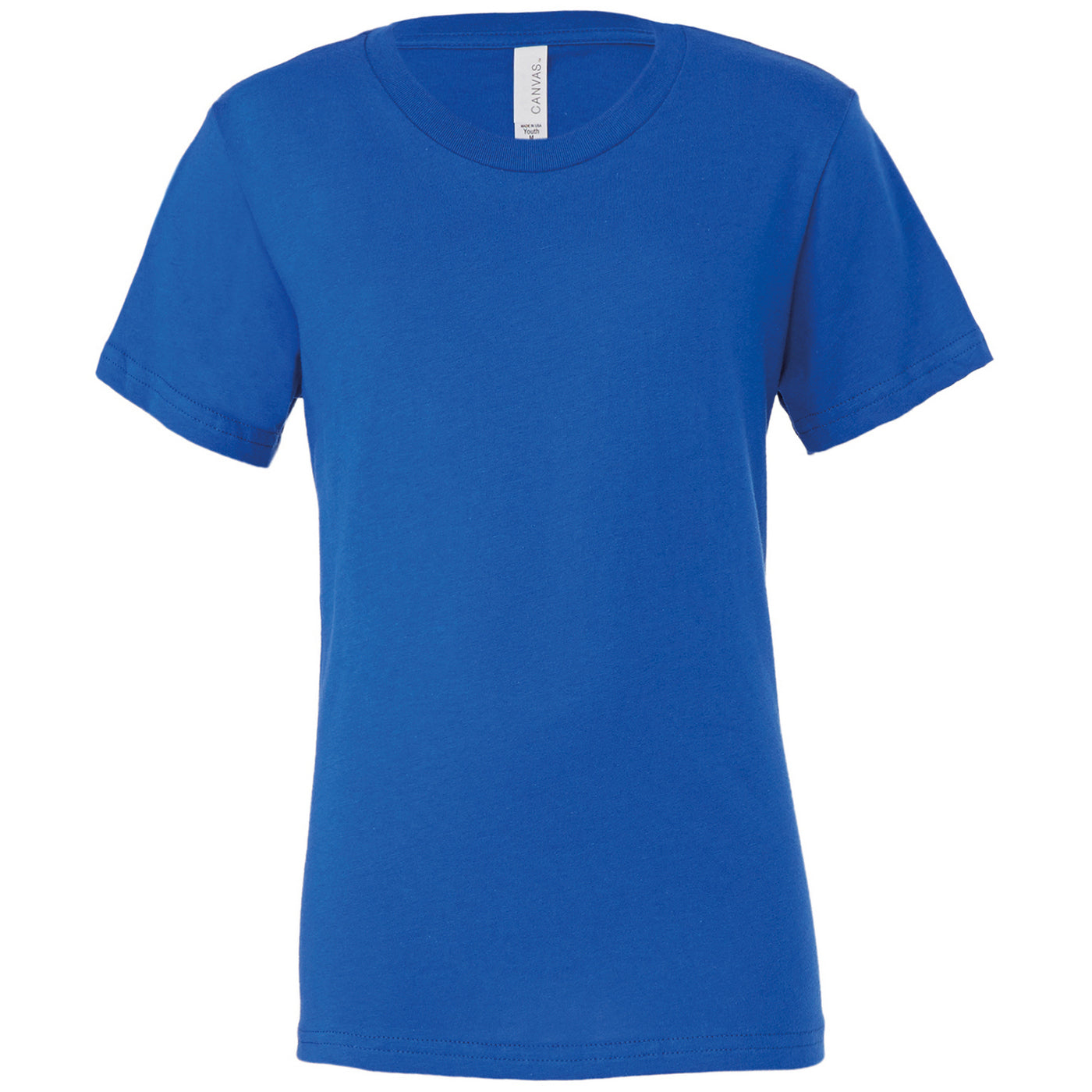 True Royal - Front - Bella + Canvas Childrens-Kids Jersey Short-Sleeved T-Shirt