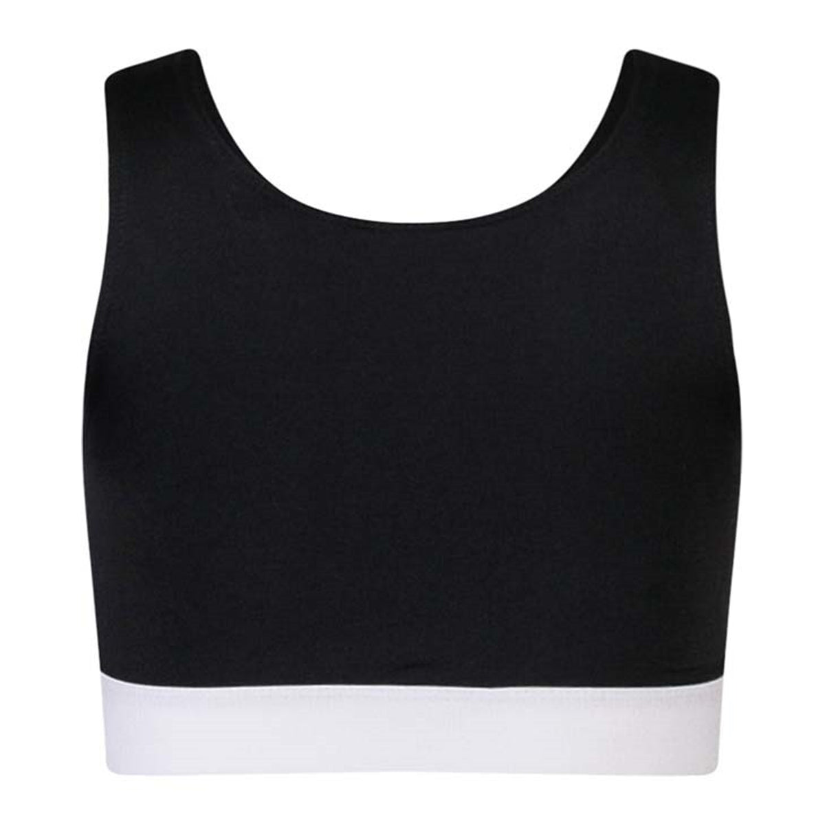 Black-White - Back - SF Minni Girls Fashion Crop Top