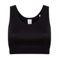 Black - Front - SF Minni Girls Fashion Crop Top